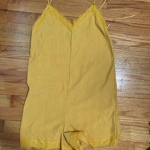 Yellow Zara romper